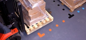 Floor marking shapes