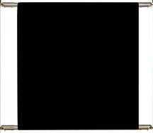 Svart Cafe Banner i Mesh - Utomhusbruk (1.5m) Enkelsidigt tryck