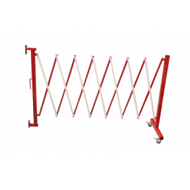 Flexibarrier -Expanding Barrier- Wall mounted with castors (3.6m)