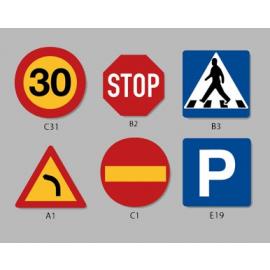 PREMARK® - Trafiksymboler (Flera storlekar)