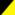 yellow with black reflective stripes
