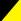 Yellow with black reflective stripes
